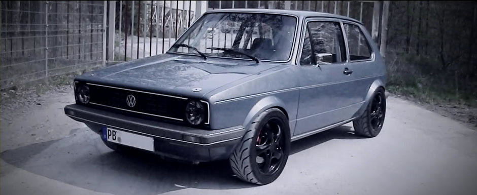 736 cai putere intr-un VW Golf 1 cu tractiune fata? Sigur, de ce nu?!