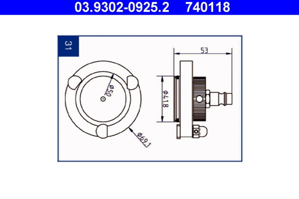 740118 Surub Aerisire Ate 03.9302-0925.2