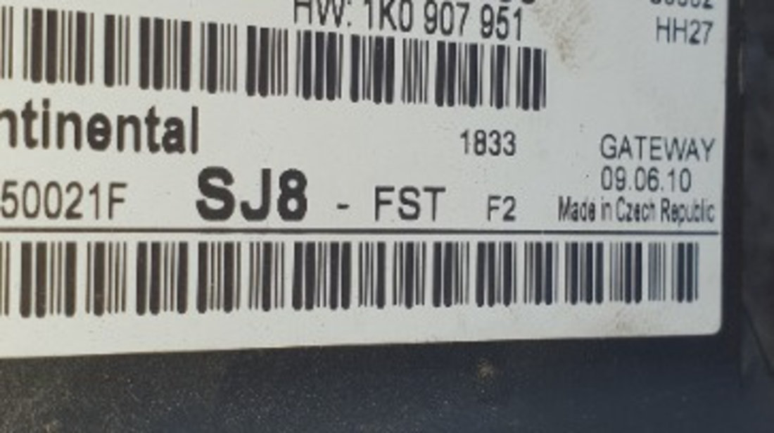 7N0907530 Calculator senzor parcare/ Modul control central Volkswagen, Skoda, Seat, Audi