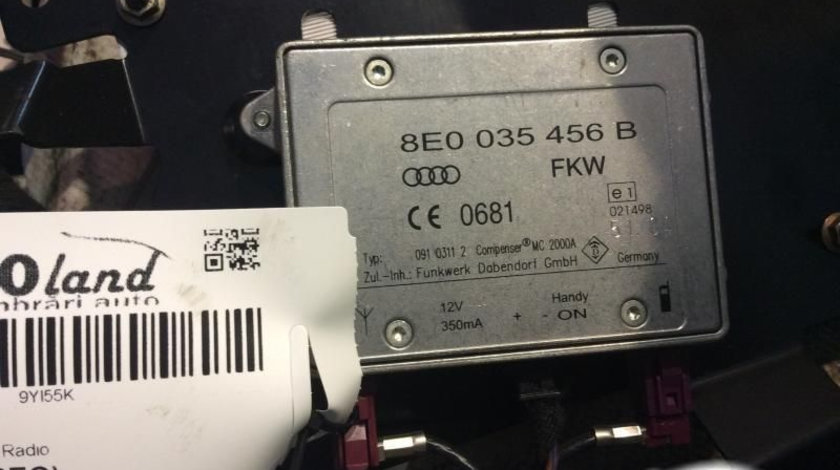 8e0035456b Amplificator Semnal Radio Audi A4 8EC 2004-2008