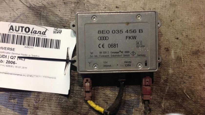 8e0035456b Amplificator Semnal Radio si Telefon Audi Q7 4L 2006