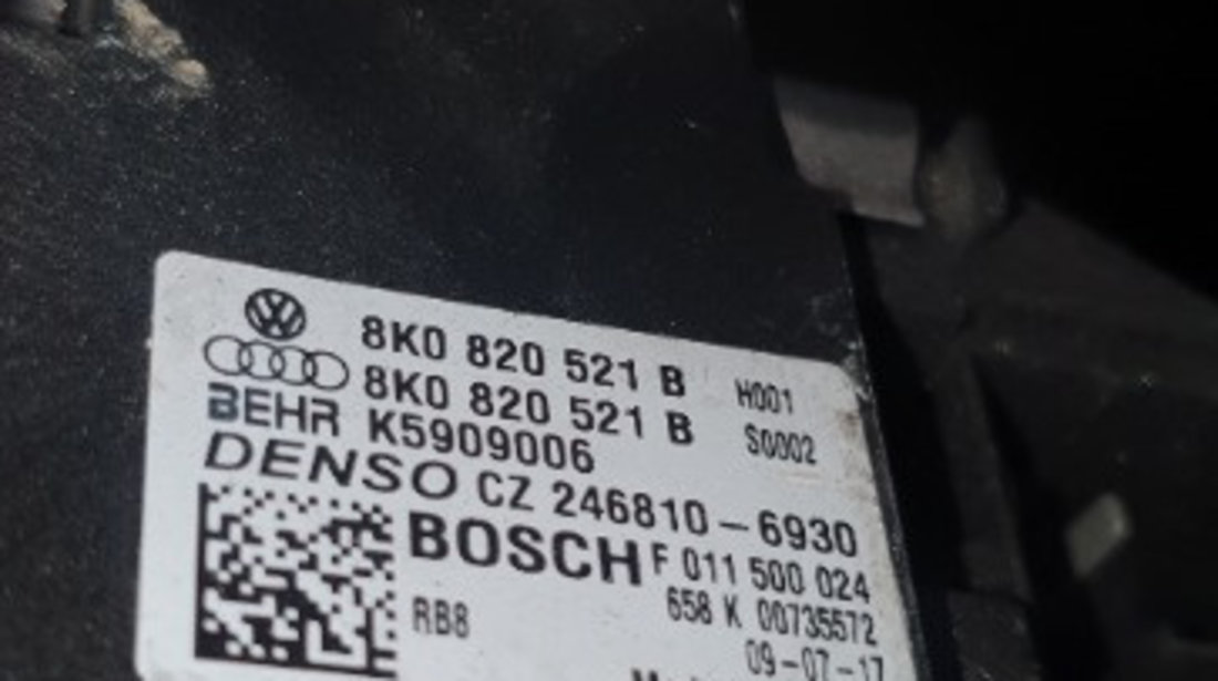 8K0820521B Motoras ventilator aeroterma Audi Fab: 2007-Prezent