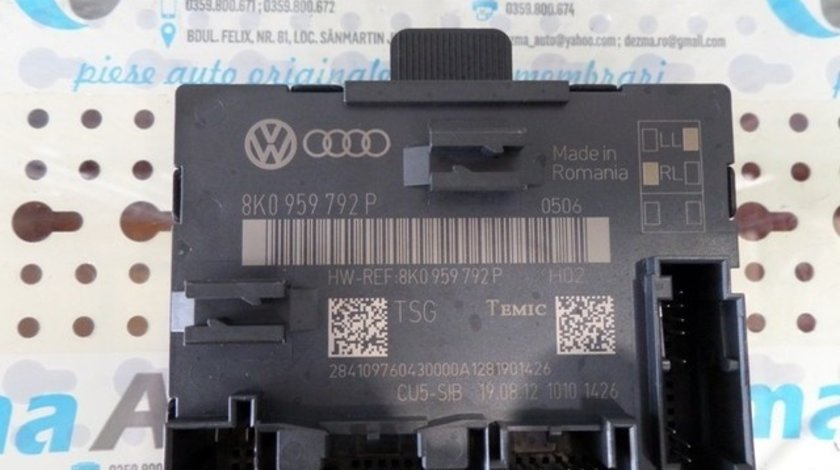 8K0959792P Modul usa dreapta fata Audi A4