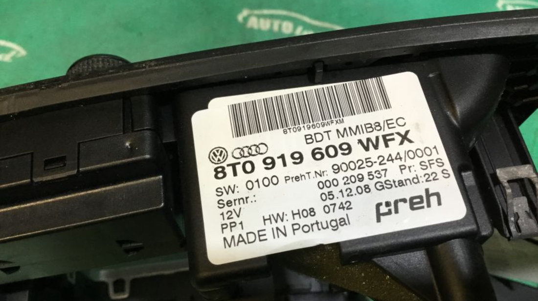 8t0919609wfx Consola Centrala Comenzi Audi A4 8K 2007