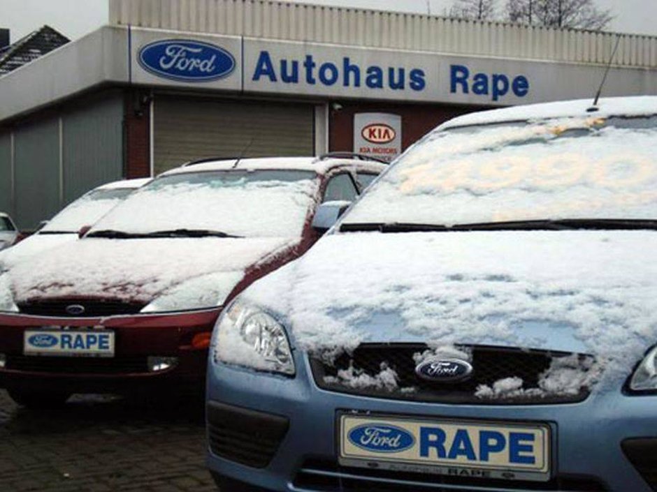 9 denumiri absurde de dealeri auto