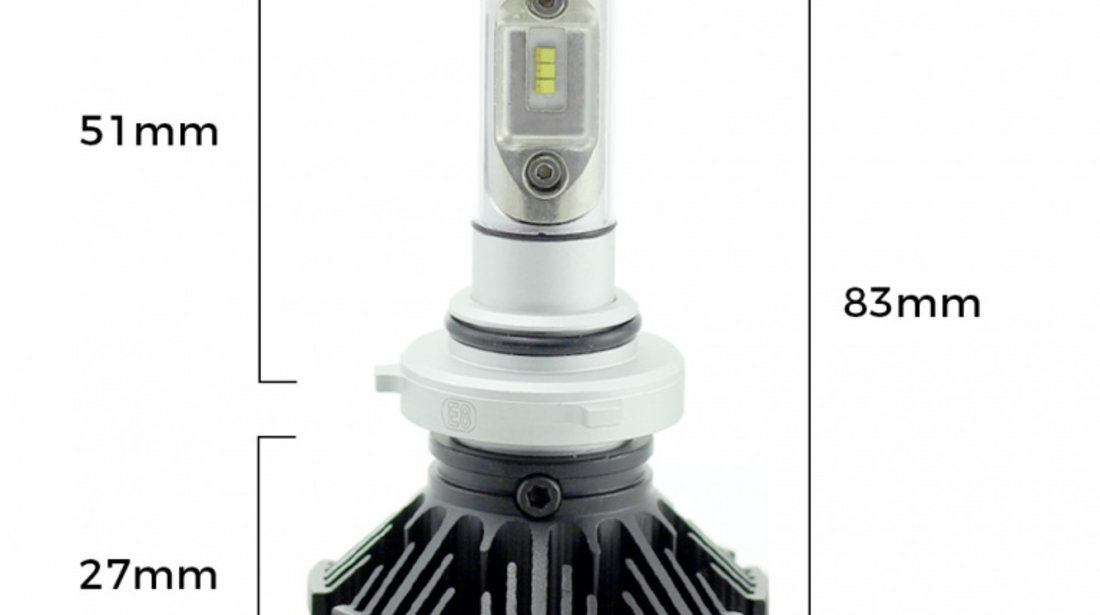 9006 - HB4 LED 12-24V - 4000 lm Super White - CARGUARD 9006-HB4-LED
