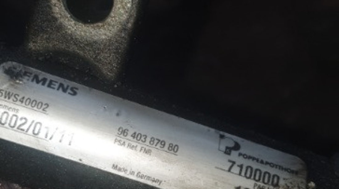 9640387980 Rampa injectoare completa Peugeot 206 Van 2.0 HDI RHY