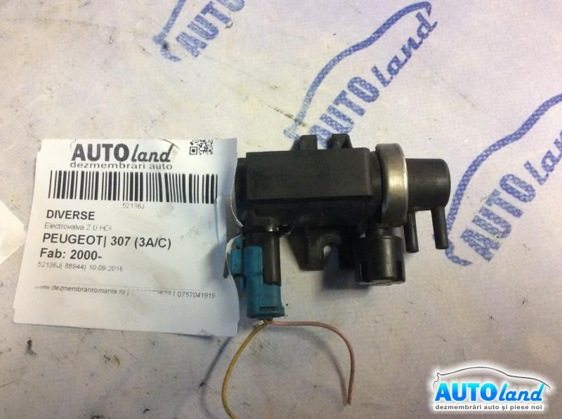 9641726680 Electrovalva 2.0 HDI Peugeot 307 3A/C 2000