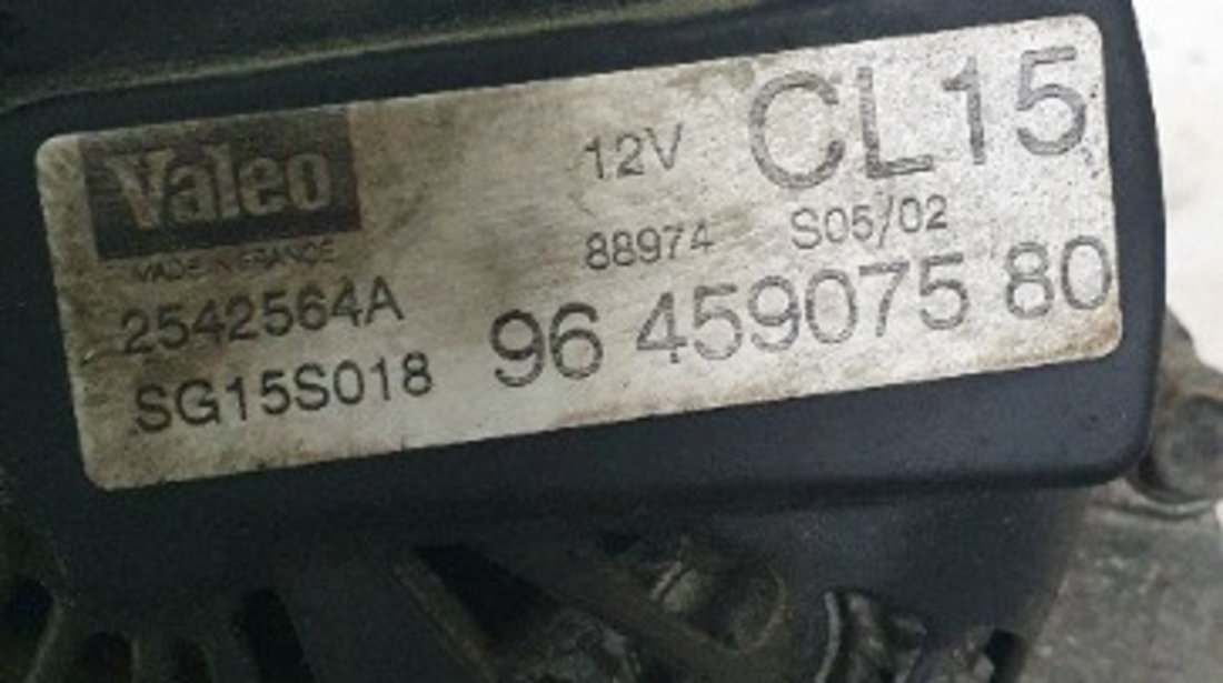 9645907580 Alternator Peugeot 2.0 HDI