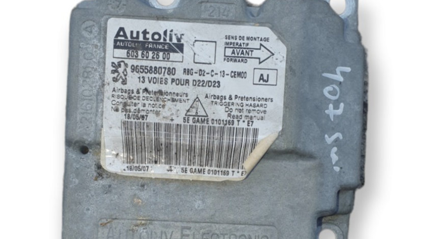 9655880780 Modul airbag Peugeot 407 SW