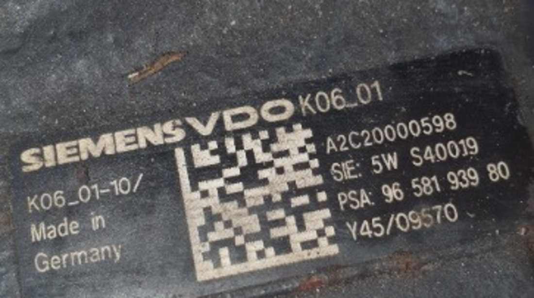 9658193980 Pompa de inalta presiune Peugeot 807 (E) 2.0 HDI RHR