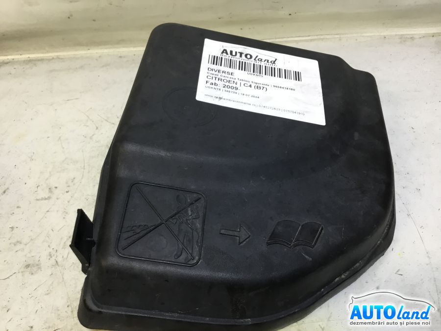 9658418180 Capac Carcasa Tablou Sigurante Citroen C4 B7 2009