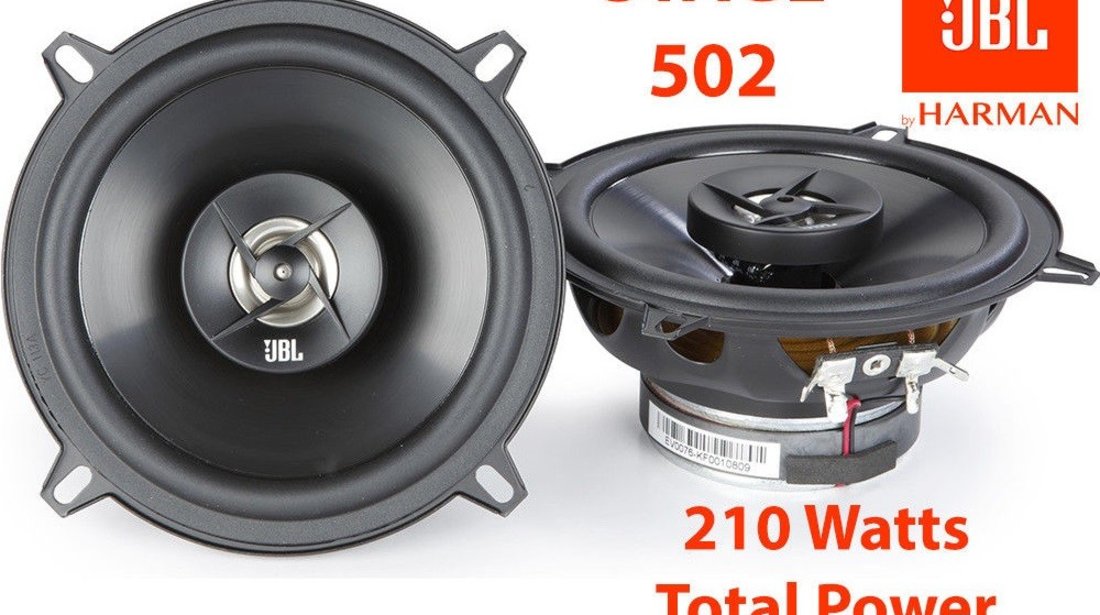 99 lei! Boxe auto coaxiale JBL Stage 502 35W RMS 13 cm 2 cai set 2 difuzoare