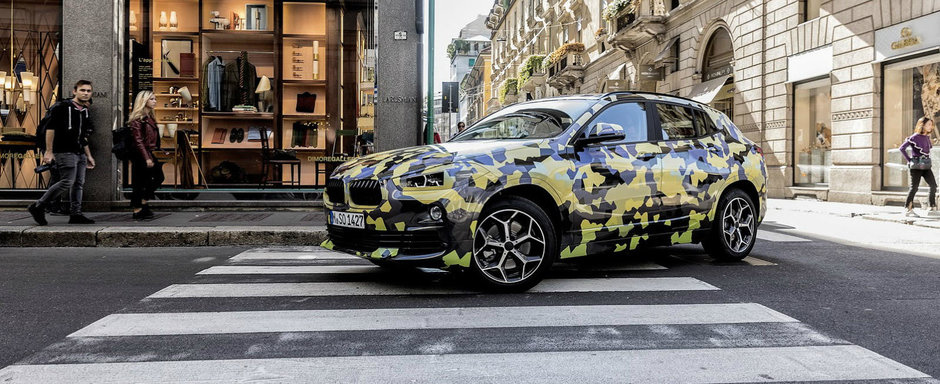 A atras toate privirile. BMW a scos noul X2 la plimbare prin Milano imbracat la patru ace A atras toate privirile. BMW a scos noul X2 la plimbare prin Milano imbracat la patru ace