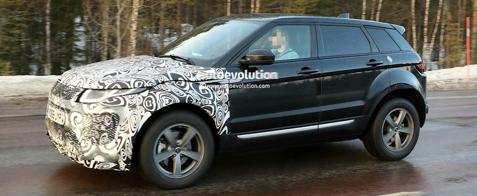 A doua generatie Range Rover Evoque surprinsa in premiera in teste