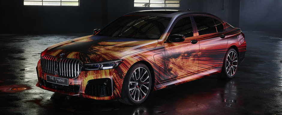 A folosit un BMW Seria 7 de ultima generatie pe post de panza. Asa arata un Art Car modern