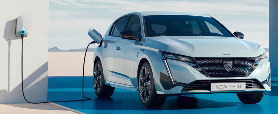 A fost anuntat pretul primului Peugeot 308 Electric din istorie. In Romania, noul model costa cu peste 1.000 de euro mai mult decat cea mai ieftina Tesla, desi ofera cu aproape 130 de cai putere mai putin A fost anuntat pretul primului Peugeot 308 Electric din istorie. In Romania, noul model costa cu peste 1.000 de euro mai mult decat cea mai ieftina Tesla, desi ofera cu aproape 130 de cai putere mai putin