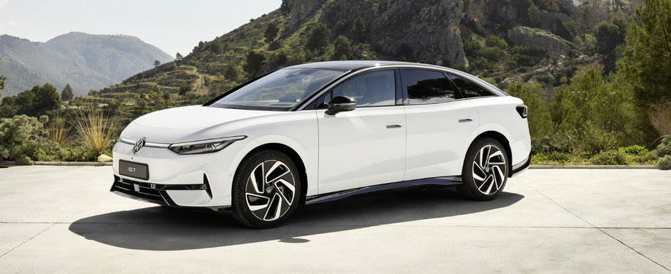 A fost anuntat pretul primului Volkswagen ID.7 din istorie. Versiunea electrica a lui Passat costa cu peste 14.000 de euro mai mult decat cea mai ieftina Tesla A fost anuntat pretul primului Volkswagen ID.7 din istorie. Versiunea electrica a lui Passat costa cu peste 14.000 de euro mai mult decat cea mai ieftina Tesla