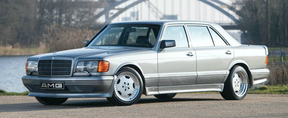 A fost printre primele sedanuri care au depasit 300 de km/h. Un 560 SEL din zilele de glorie AMG este acum de vanzare A fost printre primele sedanuri care au depasit 300 de km/h. Un 560 SEL din zilele de glorie AMG este acum de vanzare