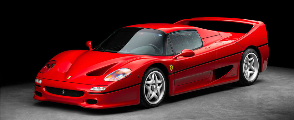 A investit 250.000 de euro in restaurarea unui Ferrari F50. Super masina italiana se vinde acum intr-o stare impecabila