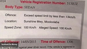 A luat amenda pentru ca a mers cu 100 km/h intr-o zona de... 100 km/h