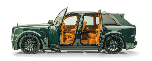 A platit peste 785.000 de euro ca sa conduca un Cullinan tunat de Mansory. Pana si jantele sunt finisate in British Racing Green