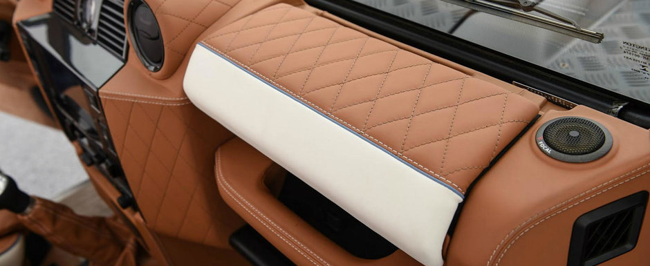 A primit un interior cum n-a visat vreodata. Sa vezi cu ce se lauda si la exterior acest Land Rover Defender A primit un interior cum n-a visat vreodata. Sa vezi cu ce se lauda si la exterior acest Land Rover Defender