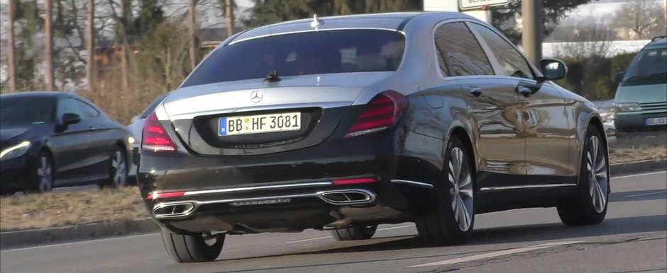 A surprins pe strazi noua masina de lux de la Mercedes. Cum arata aceasta dupa ce a primit o caroserie in doua culori A surprins pe strazi noua masina de lux de la Mercedes. Cum arata aceasta dupa ce a primit o caroserie in doua culori