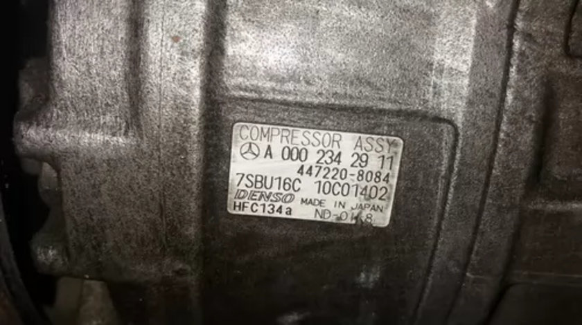 A0002342911, 447220-8084 Compresor AC Mercedes CLK Cabriolet (A208) 2.2 CDI OM611.960