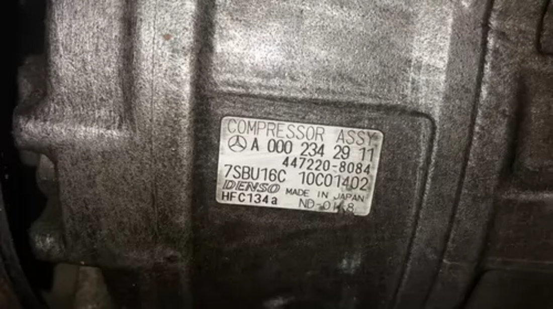 A0002342911, 447220-8084 Compresor AC Mercedes Sprinter (904) 2.2 CDI OM611.960