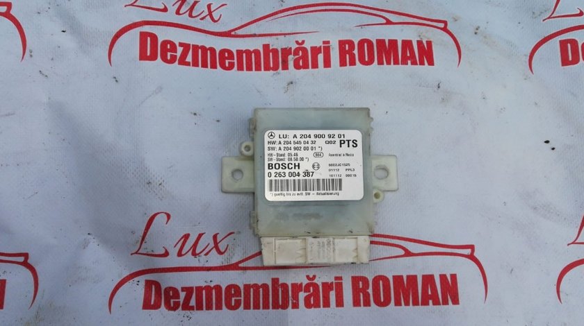 A2049009201 calculator senzori parcare Mercedes C Class W204 motor 2.2cdi om651