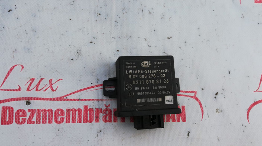 A2118703126 calculator modul lumini e class motor 3.0cdi v6 om642 e320 cls320 w211 w219 dezmembrez