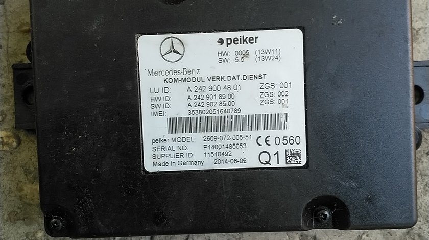 A2429028500 A2429004801 A2429018900 MODUL Unitate De Control ECU W204 W172 SLK W212 W222 E-S-Klasse
