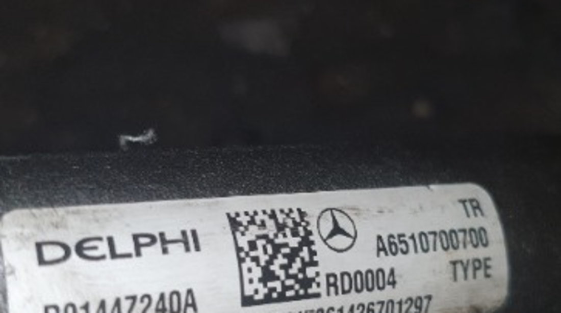 A6510700700 Rampa injectoare completa Mercedes Clasa GLA (X156) 2.2 CDI OM651930