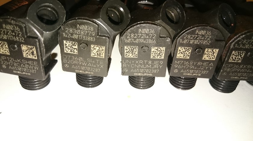 A6510702387 28272472 Delphi Injector Mercedes 2.2 CDI A B C CLA E GLA Klass W176 W246 W204 W212