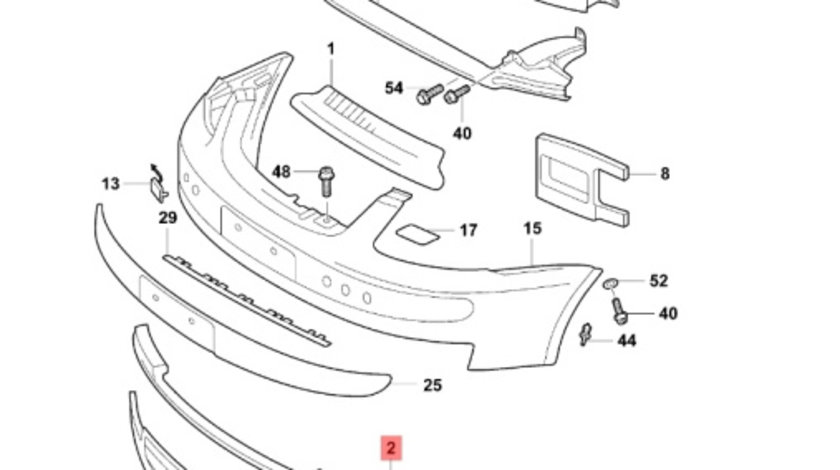 Absorbant soc bara fata Volkswagen Touran (1T1) Monovolum 2003 1.9 TDI OEM 1T0805083