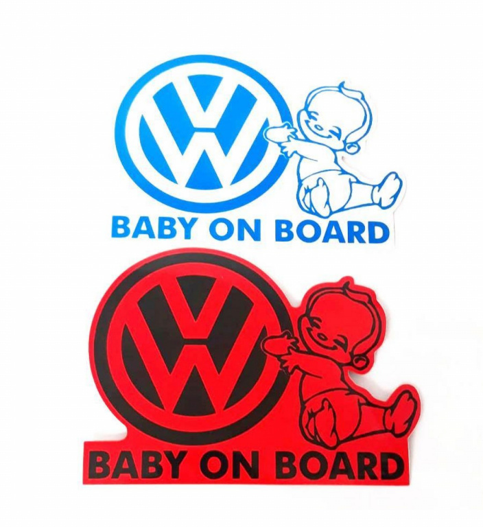 Abtibild Baby On Bord Volkswagen AD 002