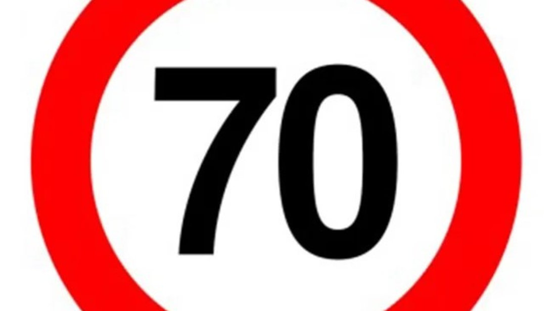Abtibild Limita De Viteza Reflectorizant 70 TCT-2166