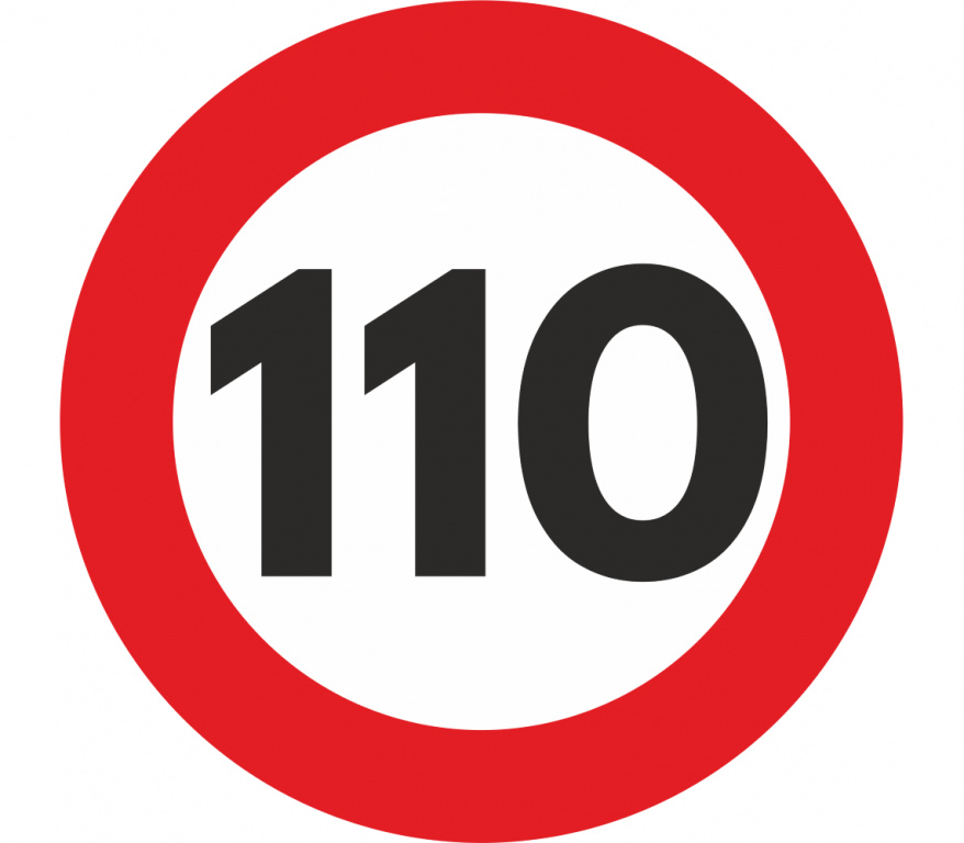 Abtibild Limitare Viteza 110