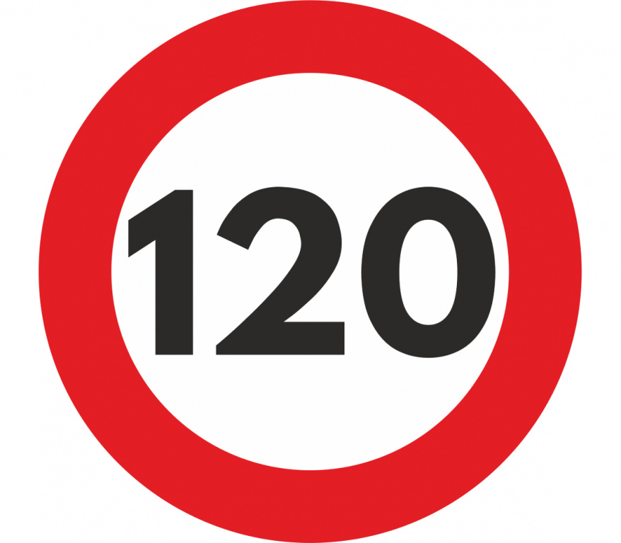 Abtibild Limitare Viteza 120