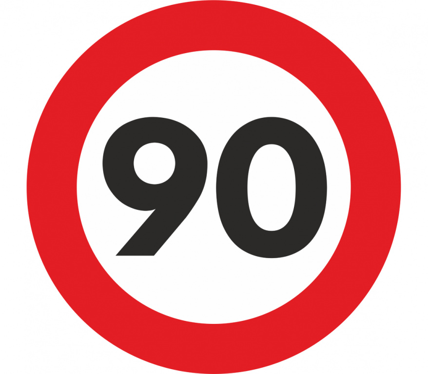 Abtibild Limitare Viteza 90