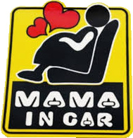 Abtibild Mama In Car M5558