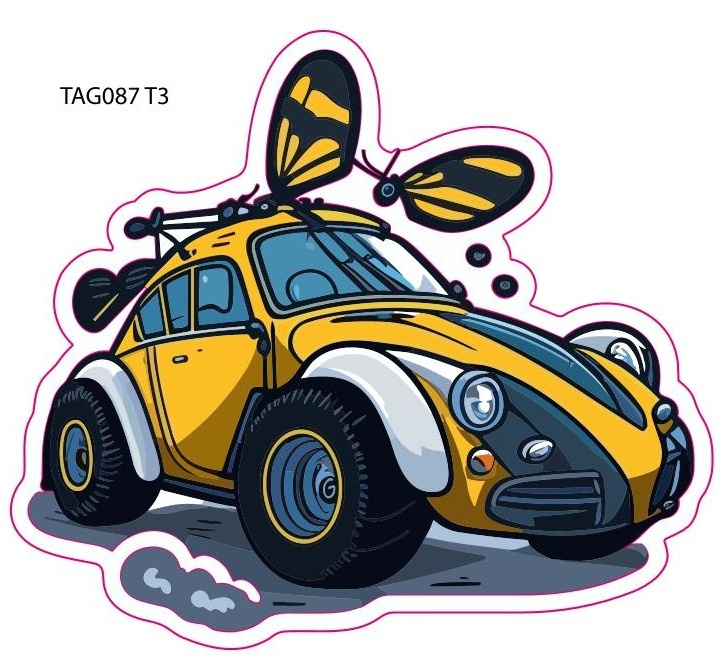 Abtibild ” Masina Cu Fluture ” TAG 087/T3 041123-2