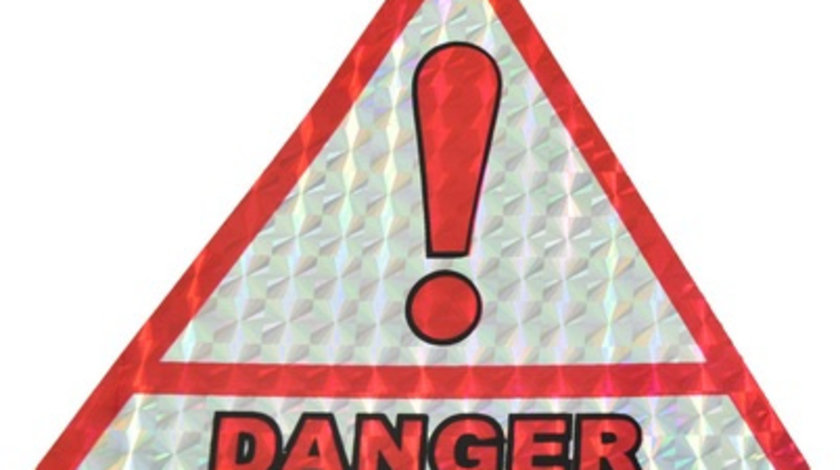 Abtibild reflectorizant AN14 triunghi DANGER VistaCar