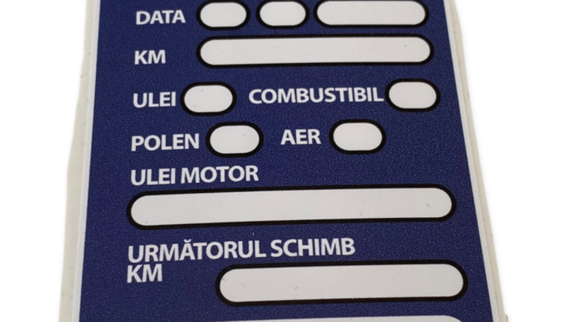 Abtibild Schimb Ulei ABSSV-3