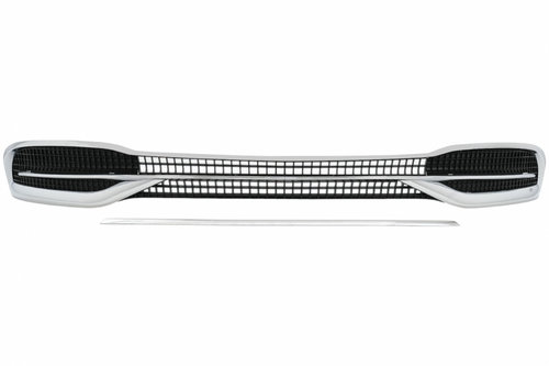 Accesorii Bara Fata compatibil cu Mercedes S-Class W222 Facelift Sedan (2017-2020) Chrome M-Design F...