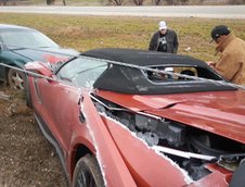 Accident cu noul Chevrolet Corvette Z06 Convertible