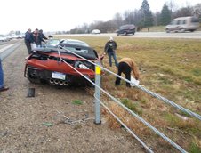 Accident cu noul Chevrolet Corvette Z06 Convertible