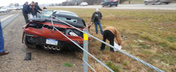 Primul accident cu noul Chevrolet Corvette Z06 Convertible