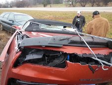 Accident cu noul Chevrolet Corvette Z06 Convertible